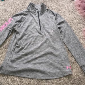 gray under armor quarter zip!